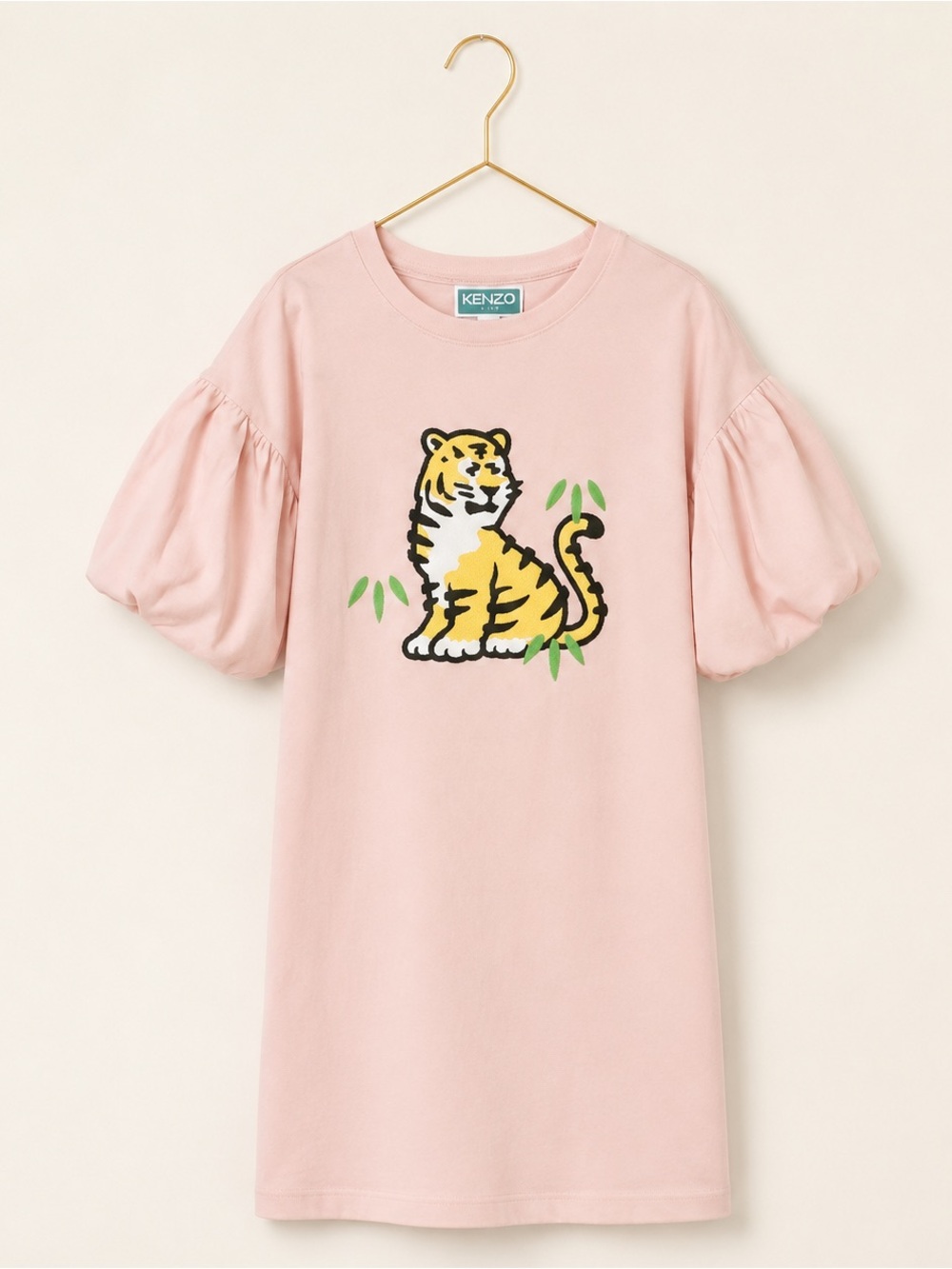 KENZO Girls Kotora Print T-Shirt in Pink size 10 / 138